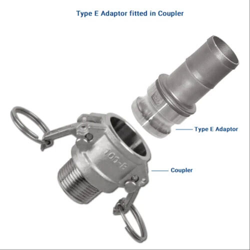 Amfit SS Camlock Coupling Male Threaded Type B Coupler