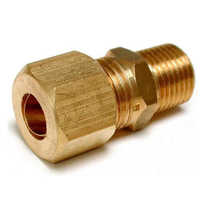 BRASS COMPRESSION MALE CONNECTOR