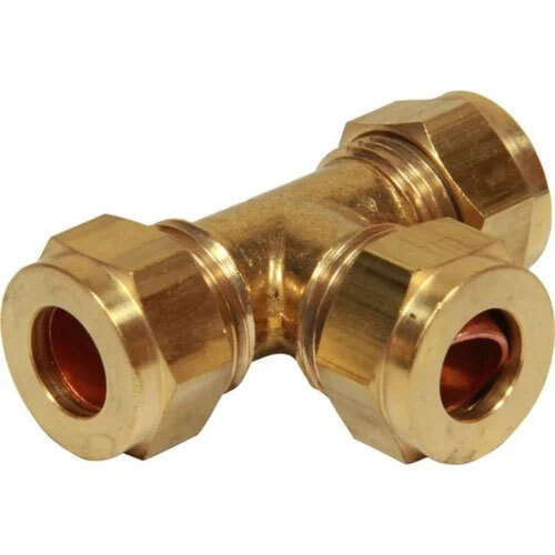BRASS COMPRESSION EQUAL TEE