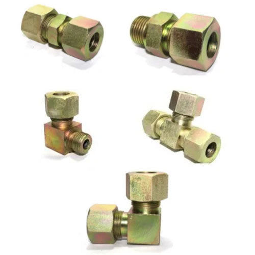 Silver Hydraulic Od Fittings With Nut & Ferrule