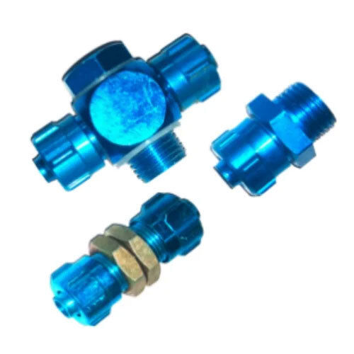 Blue Aluminium Push On Pu Fittings