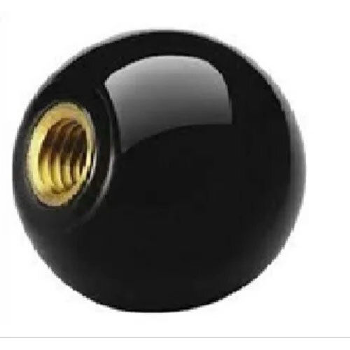 Black Round Knob ( Plain)