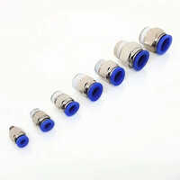 Pneumatic Fittings - Push Male Connector of all sizes