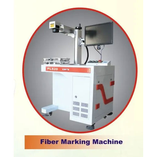 White Fiber Laser Metal Marking Machine