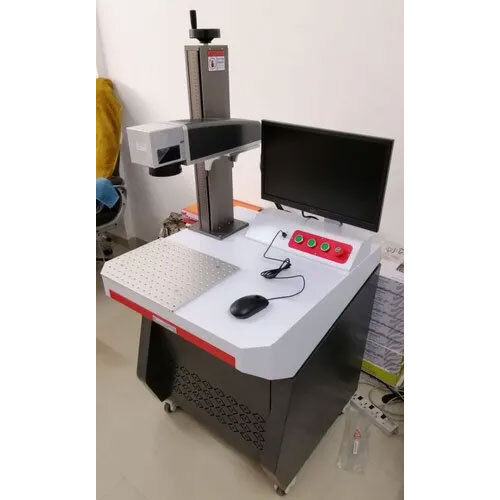 Black Metal Laser Marking Machine