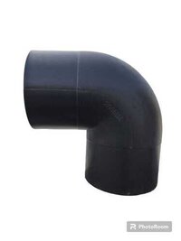 Hdpe Spigot Fittings Elbow - 1/2" To 12" Size, Black Color | All Types Buttweld End Connection, Durable Hdpe Material