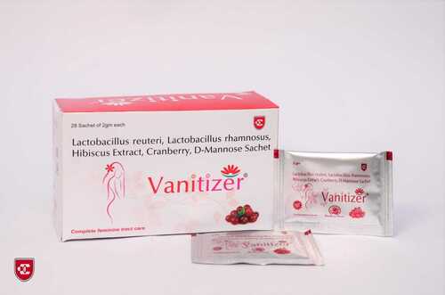 Lactobacillus Reuteri + Lactobacillus Rhamnosus + Hibiscus Extract + Cranberry + D-mannose Sachet