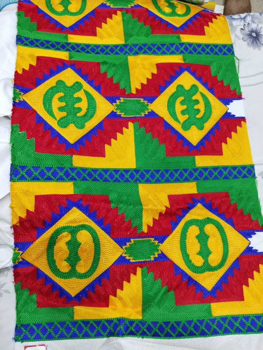 CHAIN STITCH WORK FABRIC