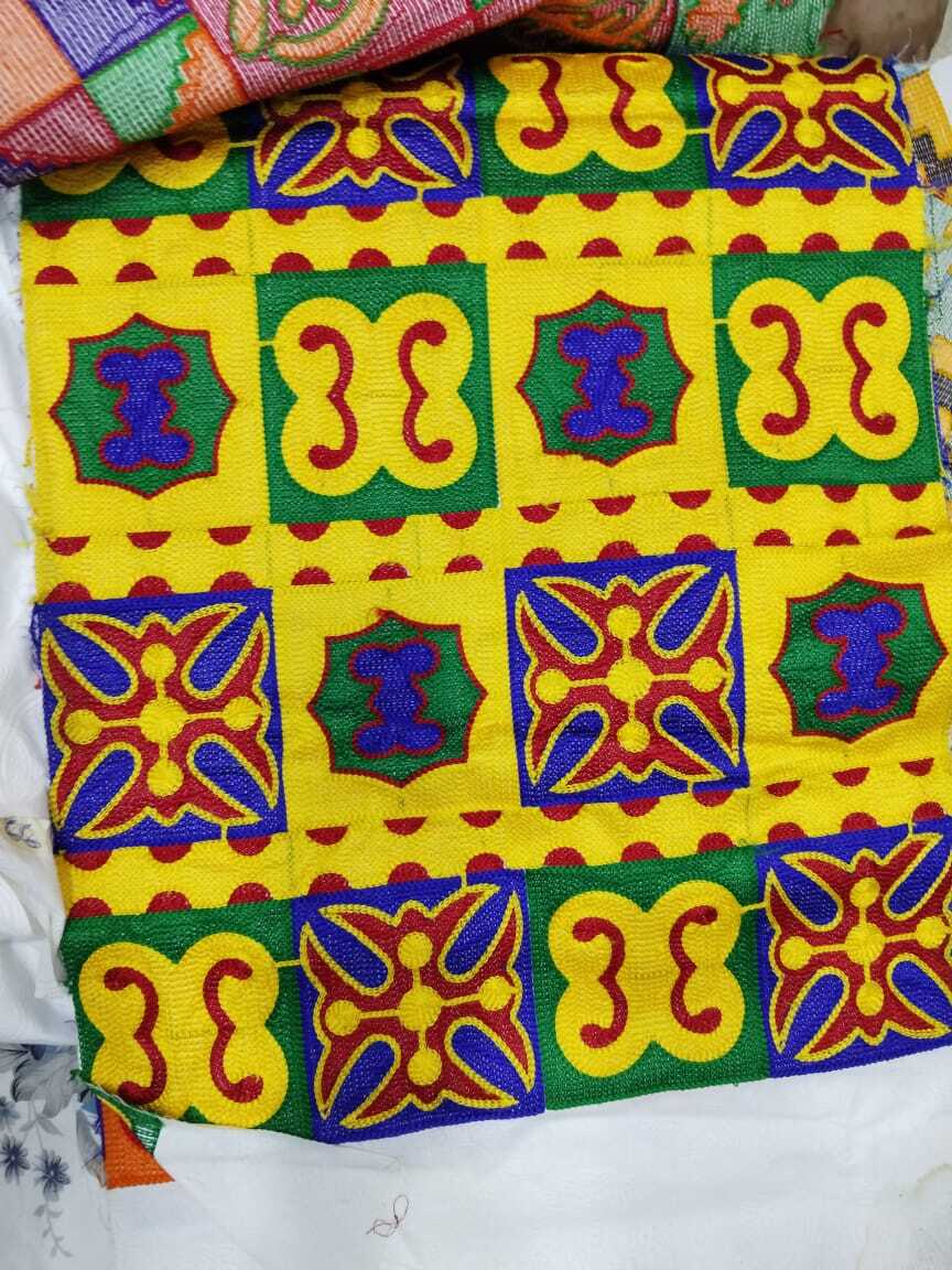 CHAIN STITCH WORK FABRIC