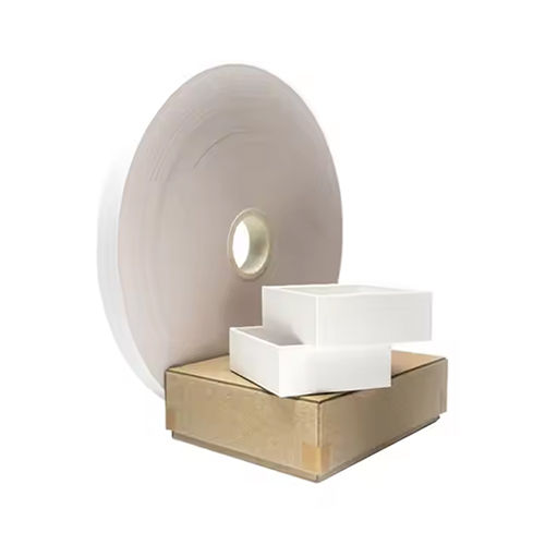 Rigid Box Corner Tape Heat Sealing Tape - Color: White