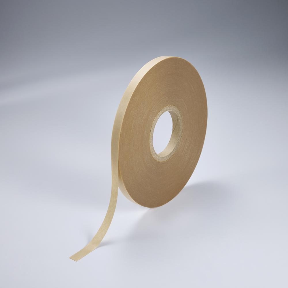 170um Brown Kraft Paper Corner Protection Pasting Tape Hot Melt 19mm Width for Gift Box Carton