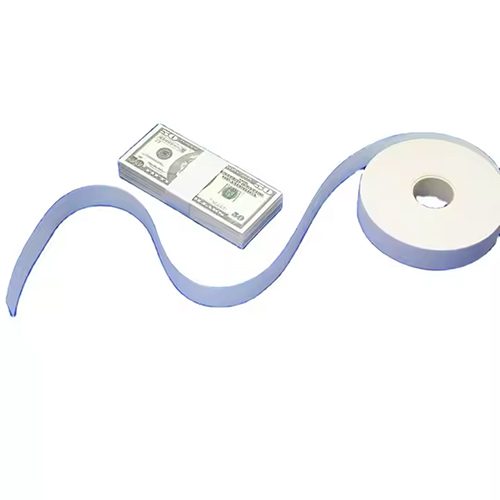 115um White Paper Banding Tape For Bank