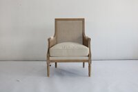 OC-235 Oak Wood Occasional Chair rattan wedding sofa