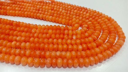 Natural Gemstone Fanta Color Rondelle plain 8mm Sold Per strand 8'' Long