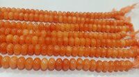 Natural Gemstone Fanta Color Rondelle plain 8mm Sold Per strand 8'' Long