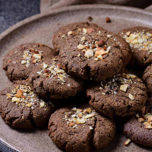 Chocolate Ragi Cookies