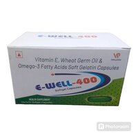 Vitamin E, Wheat Germ Oil & Omega - 3 Fatty Acids Gelatin Capsules