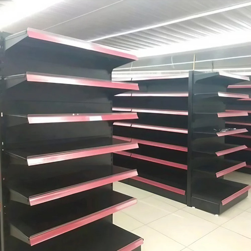 Heavy Duty Retail Display Racks - Steel Material 6 Adjustable Shelves High Quality Painted Finish | Ideal for Commercial and Supermarket Use