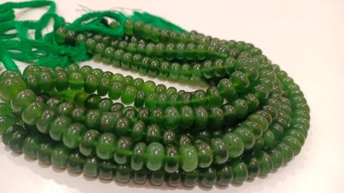 Natural Serpentine Rondelle Plain 8mm Beads Sold per strand 8'' long