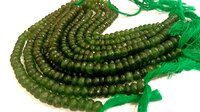 Natural Serpentine Rondelle Faceted 8mm Beads Sold per strand 8''  long