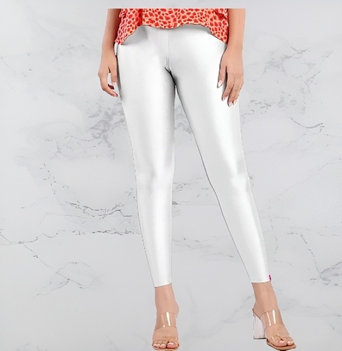 White Shimmer Leggings