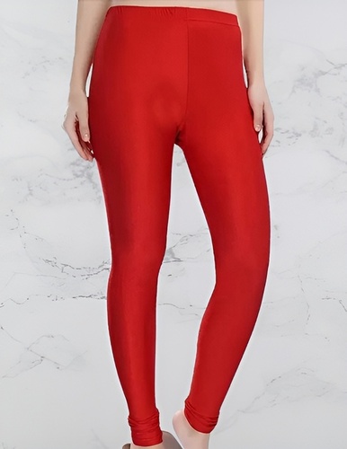 Red Shimmer Leggings