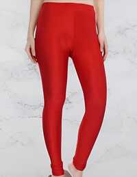 Red Shimmer Leggings