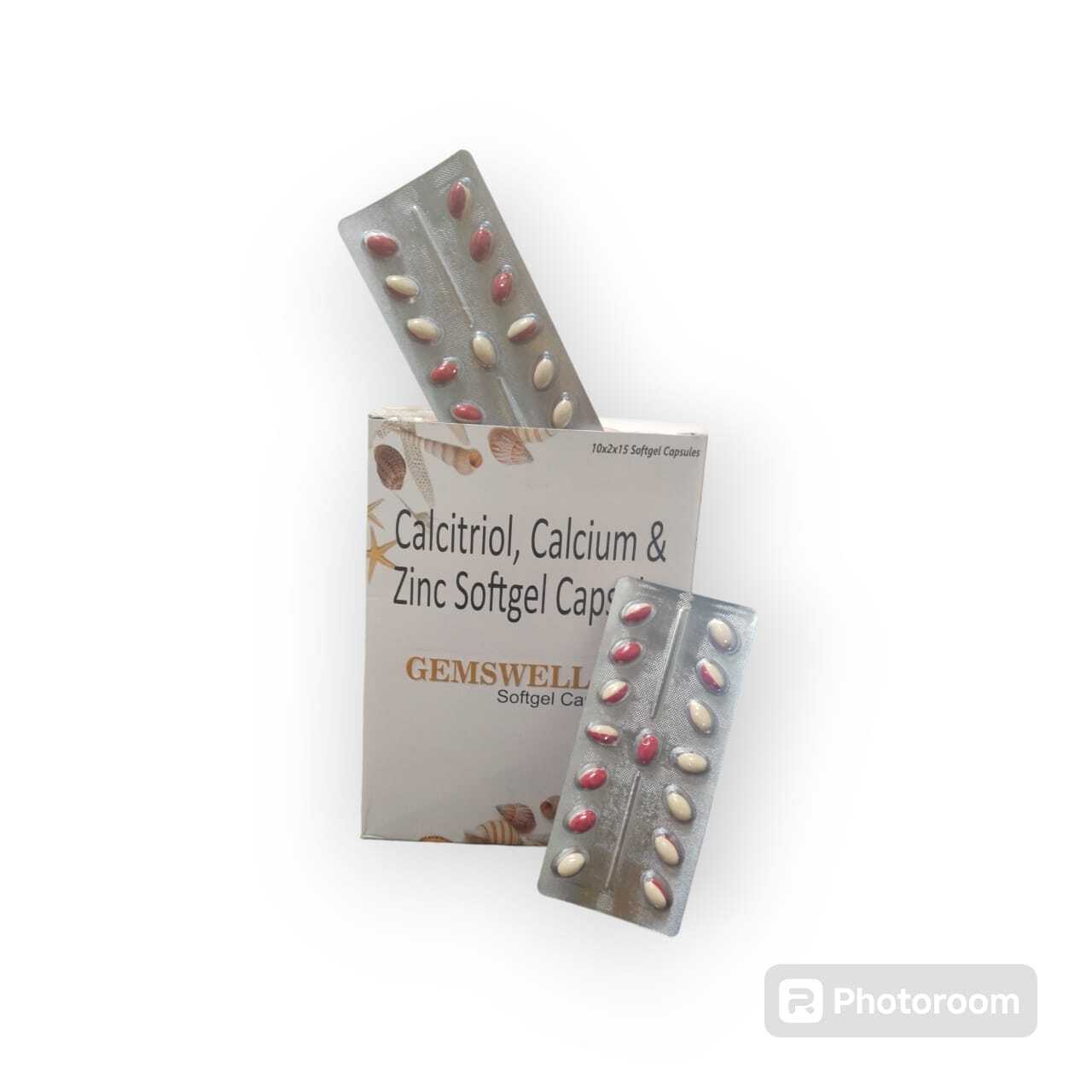 Calcitriol, Calcium & Zinc Softgel Capsules