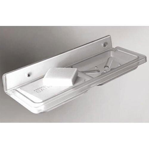 Transparent Sub-411 Double Soap Dish Sqaure Heavy