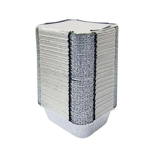 Silver Disposable Food Containers