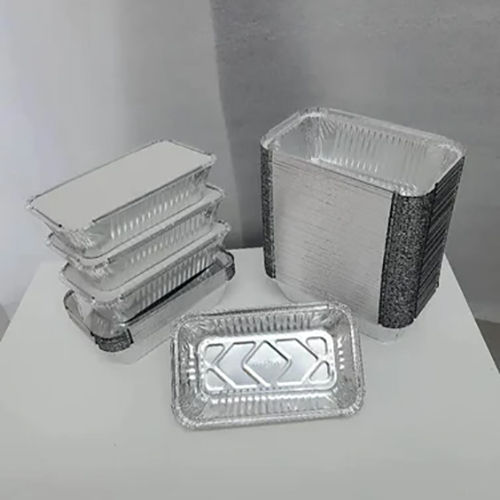 Foil  Disposable Silver Box