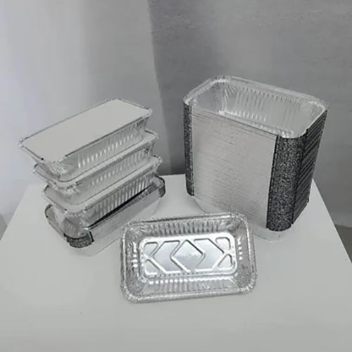 Foil  Disposable Silver Box Application: Food Packaging