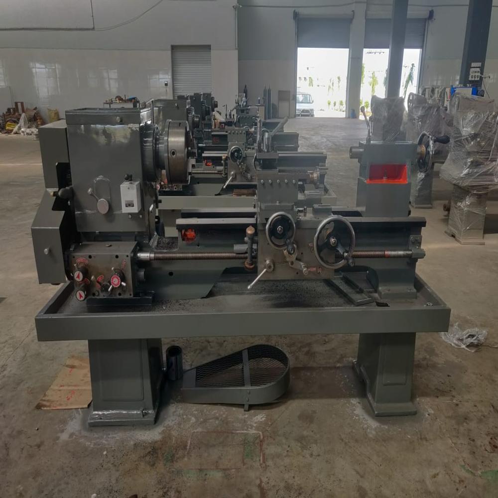 Belt Driven Lathe Machine - Stainless Steel, Semi-automatic With Frequency Speed Control | High Efficiency, Durable Performance For Heavy-duty Workloads