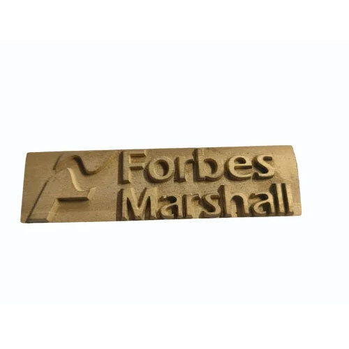 Golden 4Mm Brass Name Plate