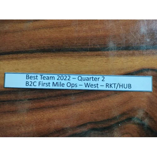 3mm Stainless Steel Name Plate