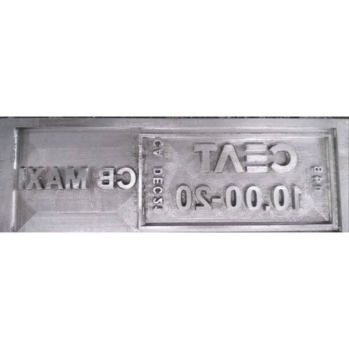 Silver Aluminium Stamp