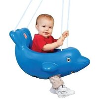 Dolphin Swing For Kids - Frame Material: Sturdy Plastic With Reinforced Frame