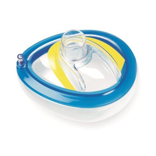 White,blue Rubber Ergo Medical Anesthesia Face