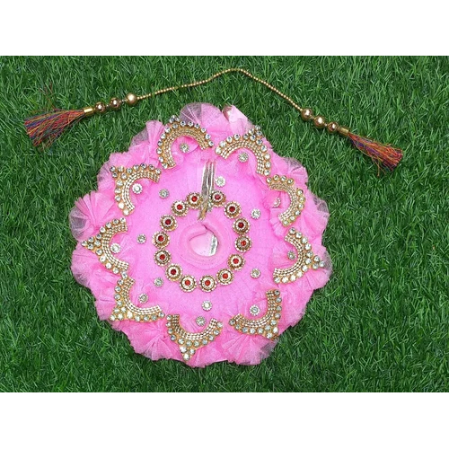 Fancy Laddu Gopal Poshak - Cotton Material, Washable Design , Polished Finish in Assorted Colors | Traditional Indian Style for Daily Worship