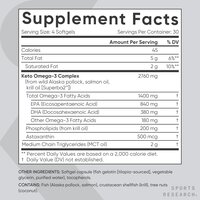 Sports Research Keto Omega Fish Oil