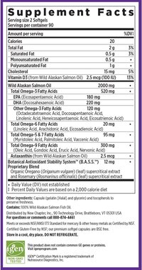 New Chapter Wholemega Fish Oil Supplement