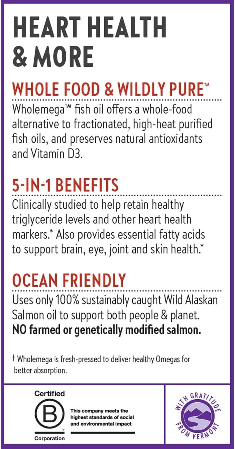 New Chapter Wholemega Fish Oil Supplement