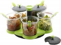 Multi Purpose Dining Set Of 5 Spice Rack.