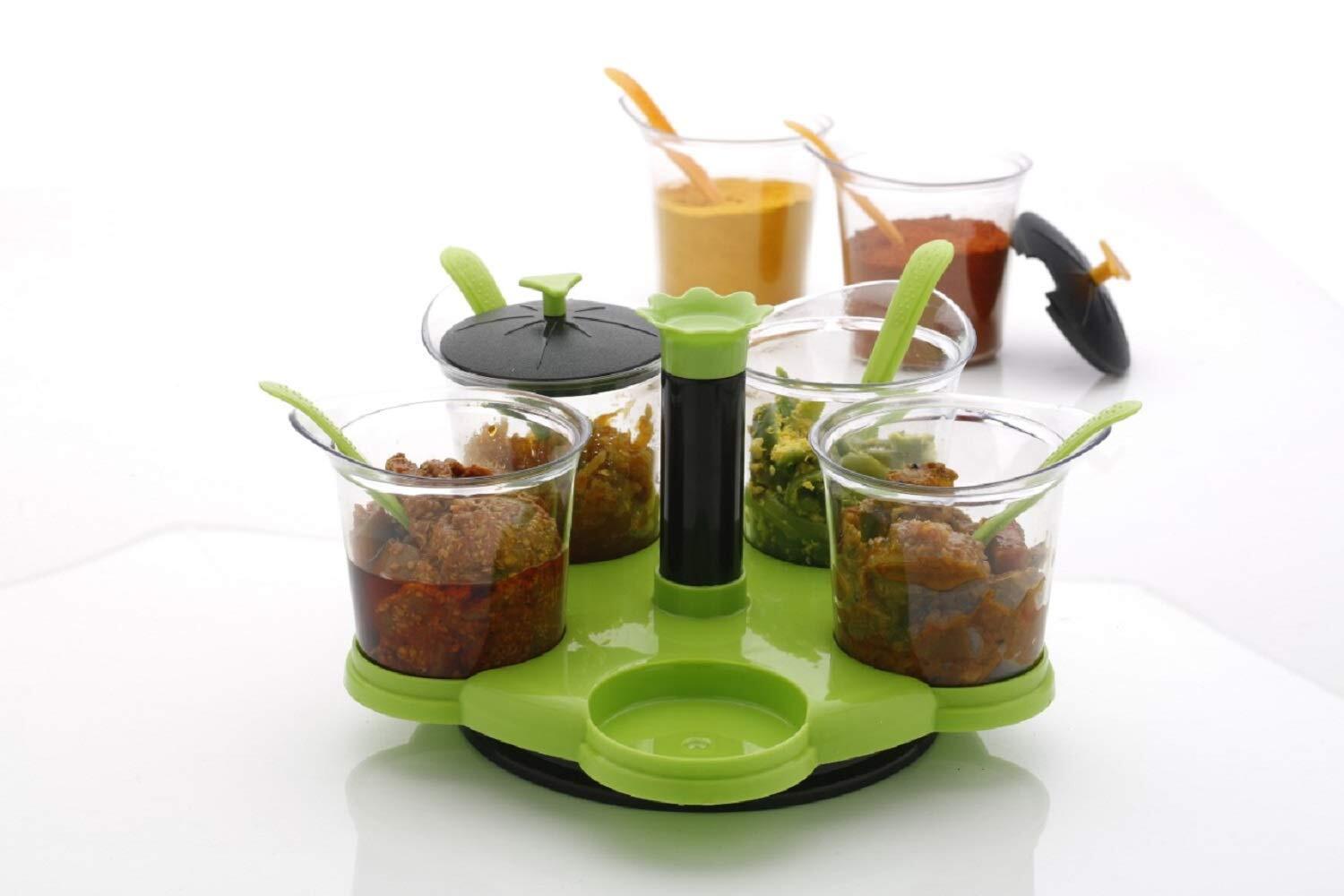 MULTI PURPOSE DINING SET OF 5 SPICE RACK.