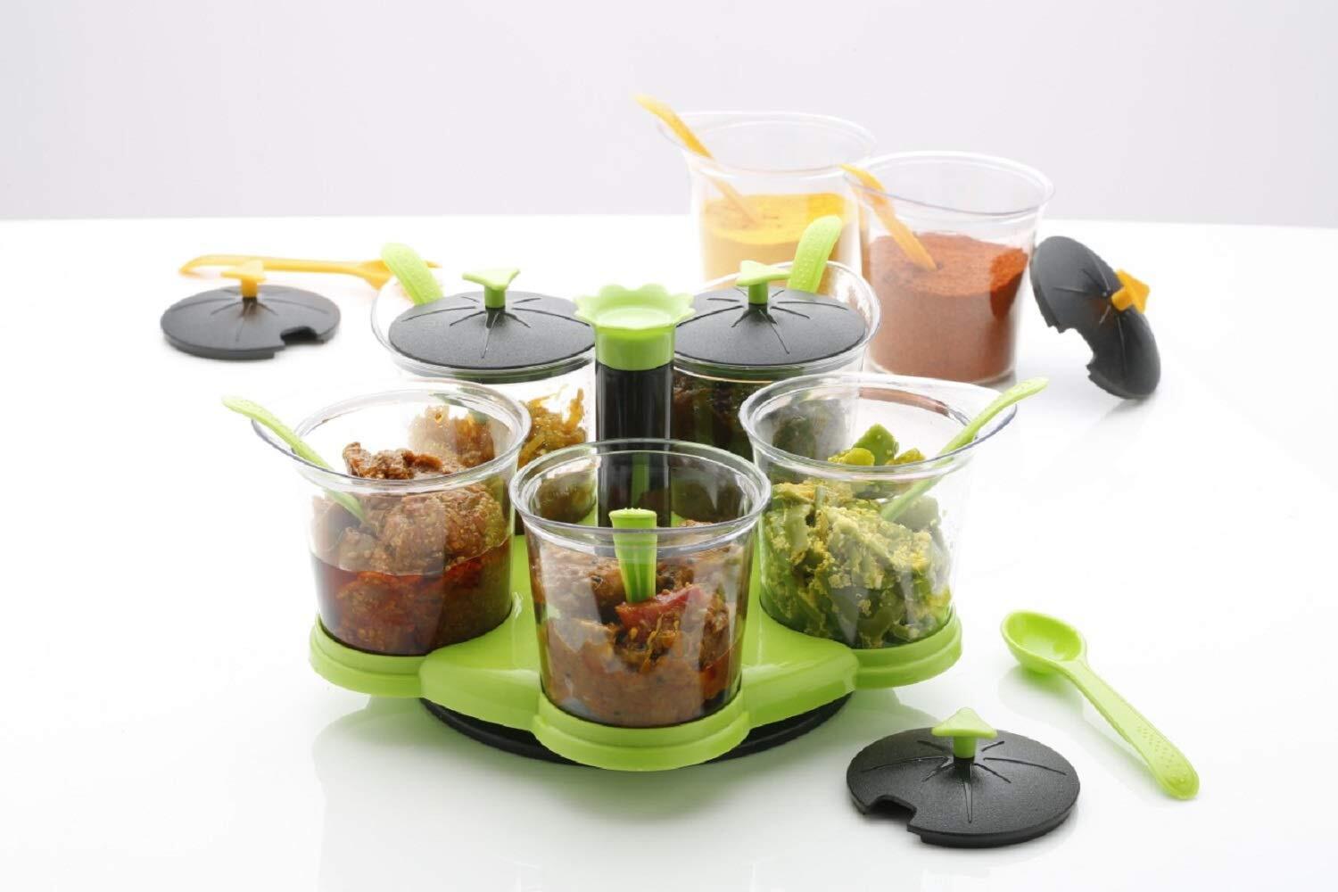 MULTI PURPOSE DINING SET OF 5 SPICE RACK.