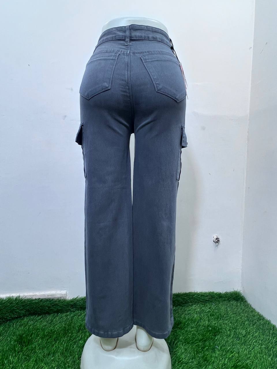 Women Regular High Rise Grey Jeans