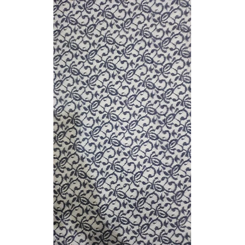 Printed Zamavar Net Makhi Net Fabric