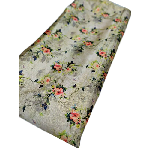 Gota Satin Digital Floral Printed Fabric