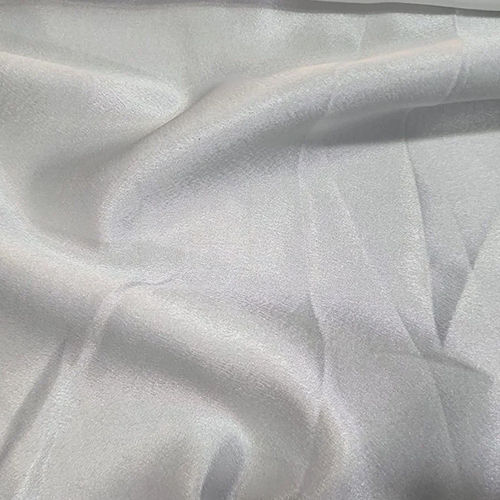 White Moss Satin Fabric