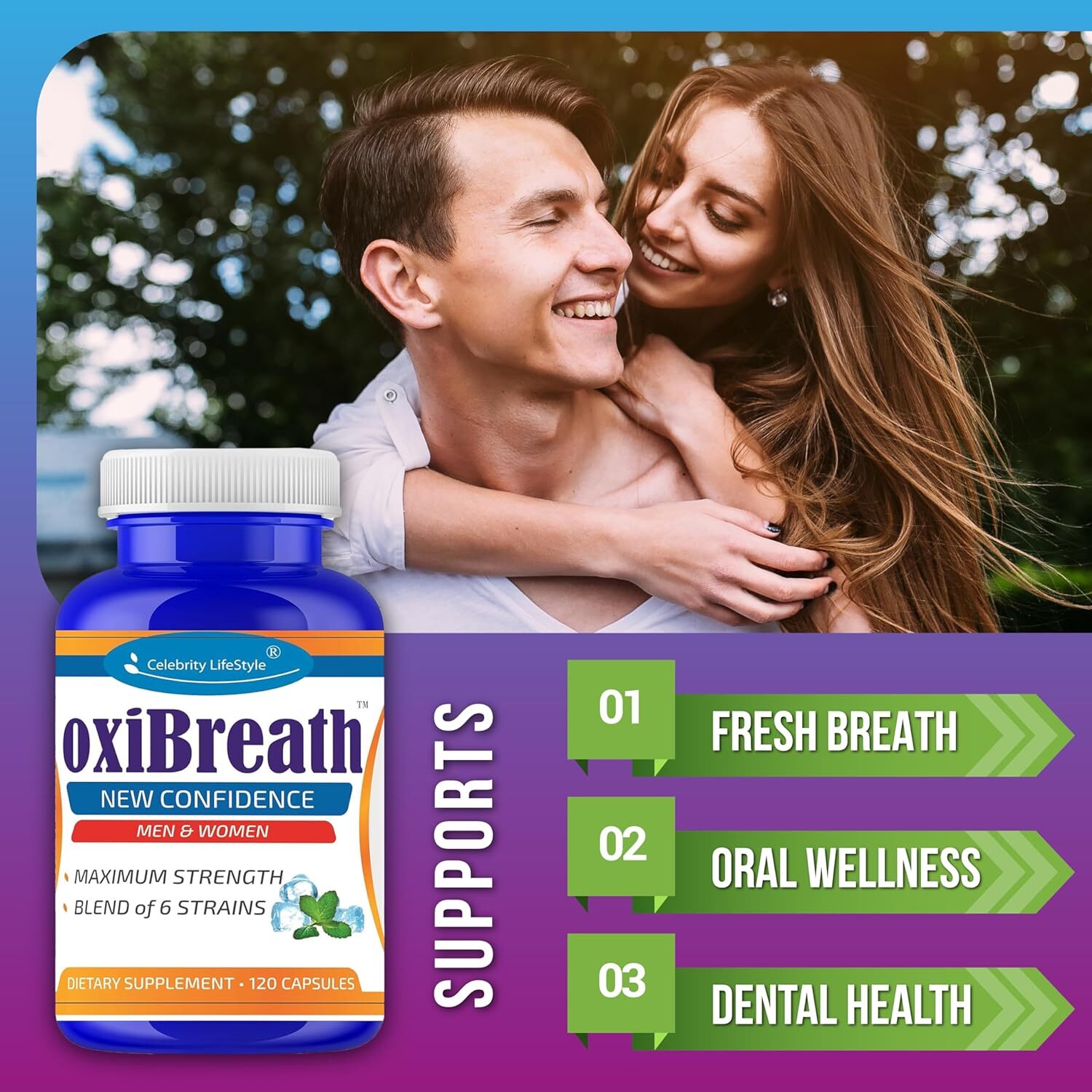 Celebrity LifeStyle Oxibreath Dental Probiotics